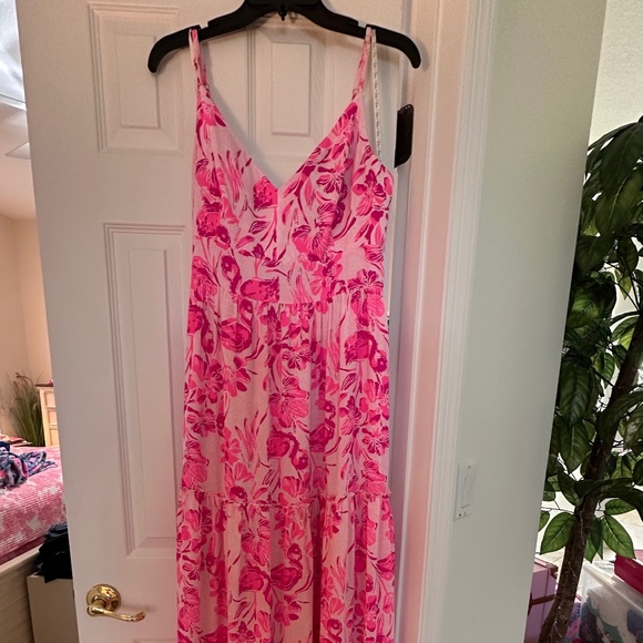 EUC Lilly Pulitzer, Melody Maxi Dress, Size 10 - Picture 12 of 17